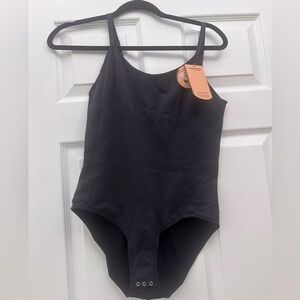 Shapermint All Day Every Day Scoop Neck Bodysuit Black XL NWT Shapewear